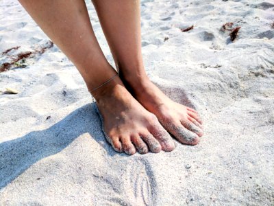 Foot Leg Sand Toe