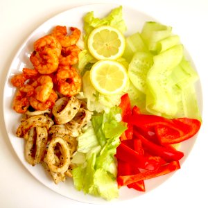 Dish Food Fried Food Seafood
