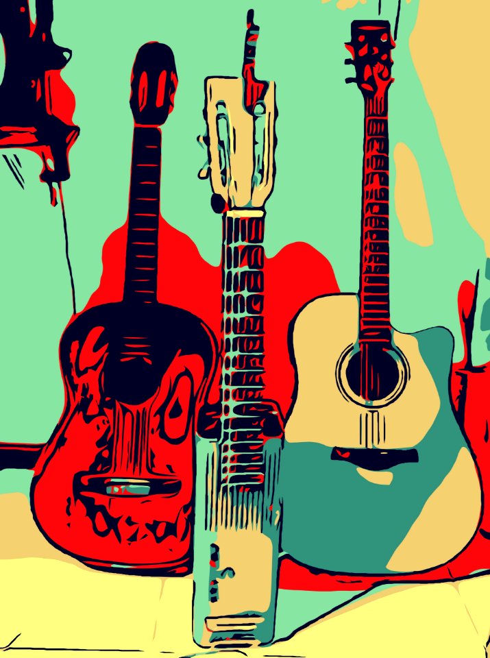 Guitar Musical Instrument Art Plucked String Instruments