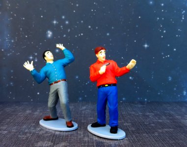 Blue Figurine Fun Toy