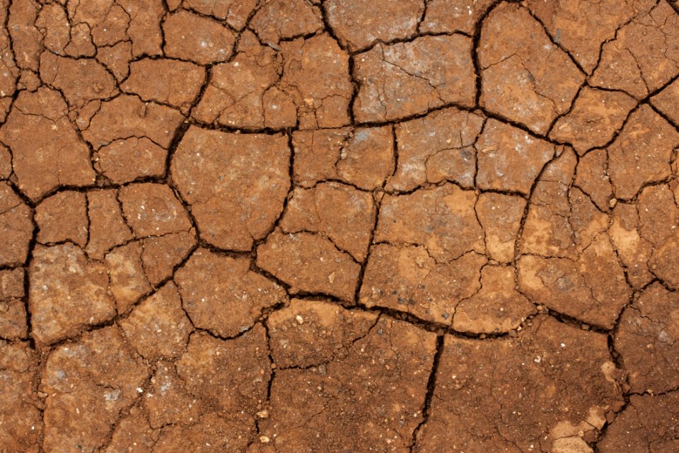 Soil Drought Pattern Rock