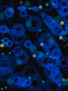 Blue Azure Pattern Organism