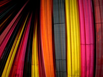 Textile Light Magenta Curtain