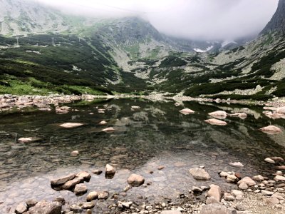 Landscape Photo Of Bodies Of Water Surrounded By Mountains
