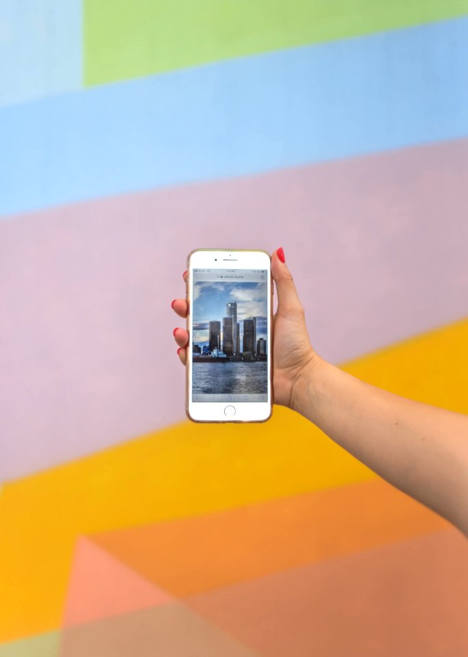 Person Using Iphone