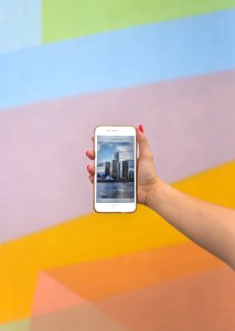 Person Using Iphone