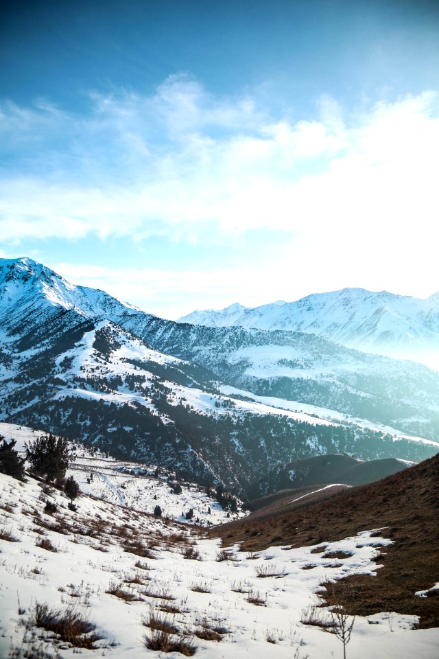 Photo Of Mountains Covered By Snow
