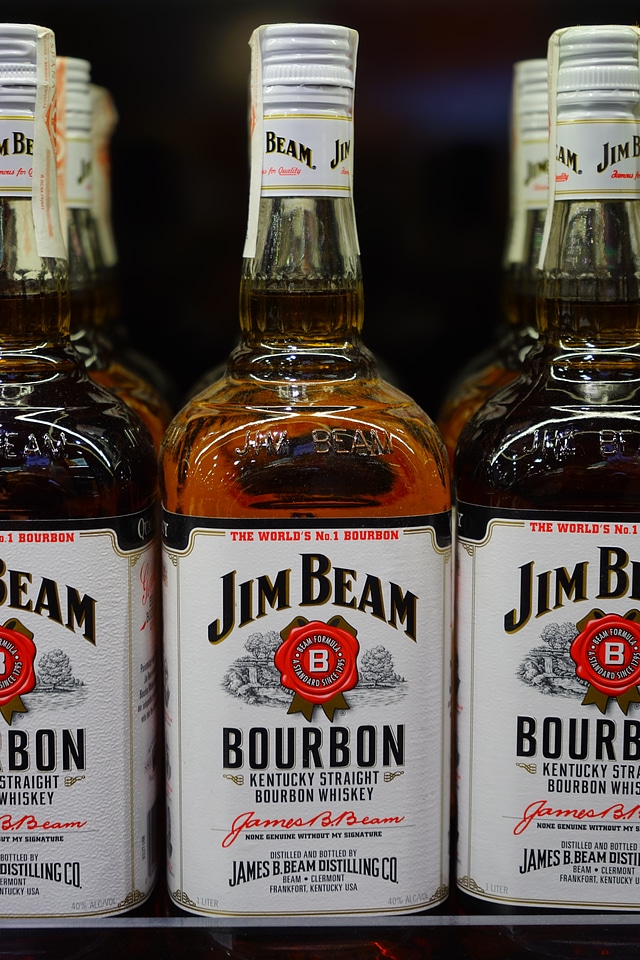 Drink alcohol bottles