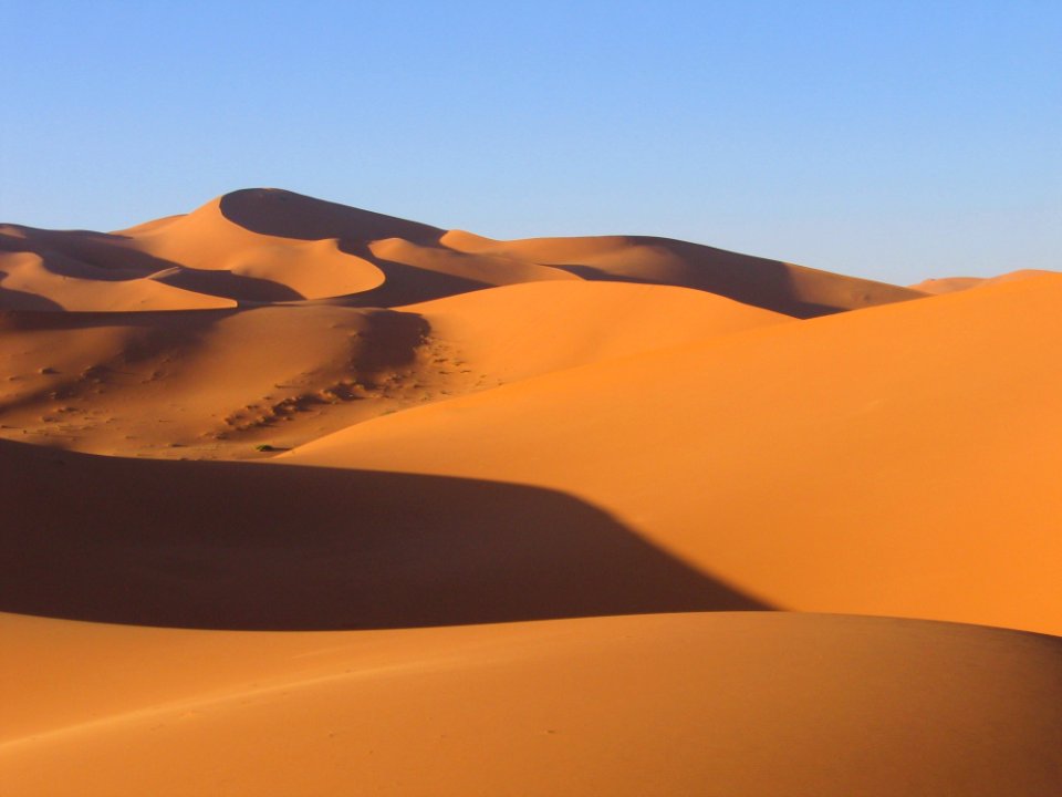 Erg Desert Singing Sand Aeolian Landform photo