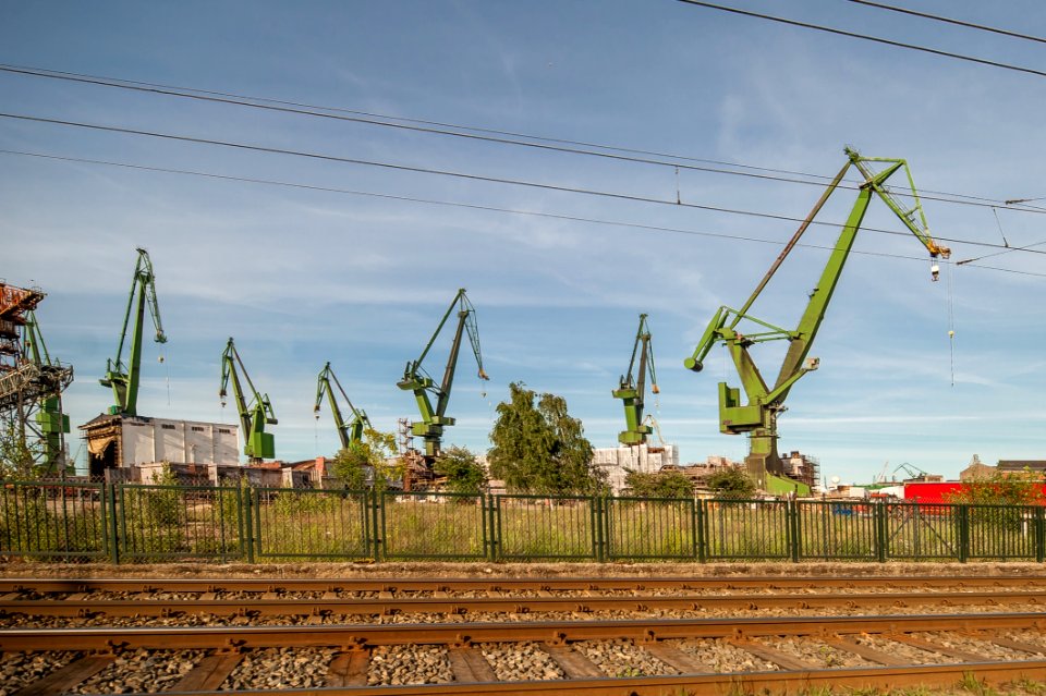 Track Overhead Power Line Sky Transport