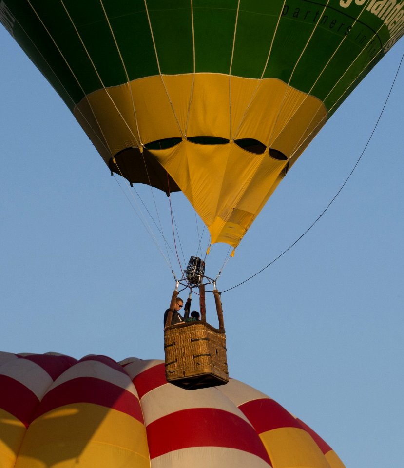 Hot Air Ballooning Hot Air Balloon Yellow Sky