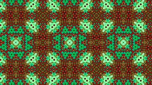 Green Pattern Design Textile photo