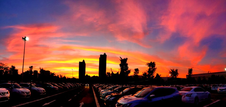 Sky Afterglow Cloud Sunset photo