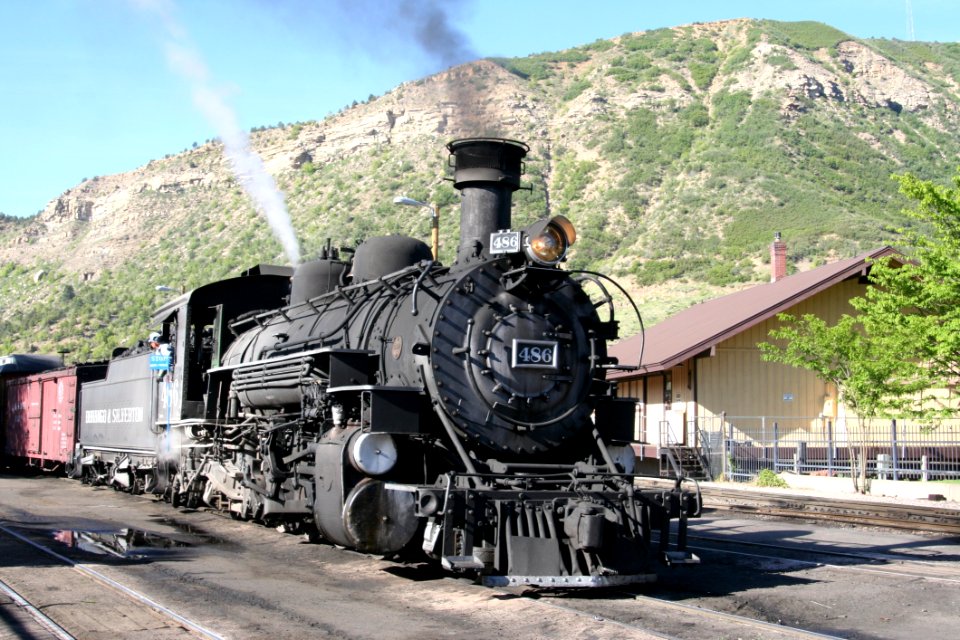 Steam Engine Transport Vehicle Locomotive