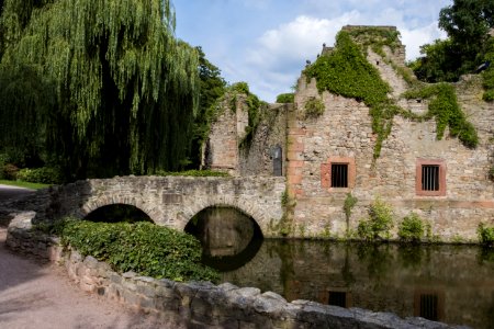 Waterway Ruins Moat Water