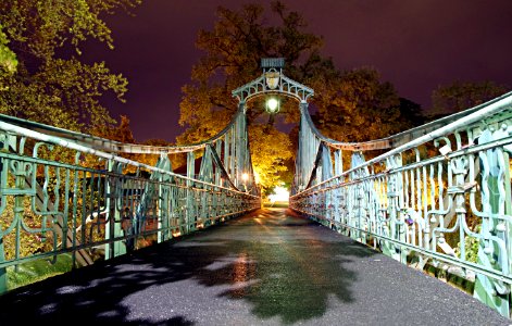 Landmark Bridge Night Structure photo