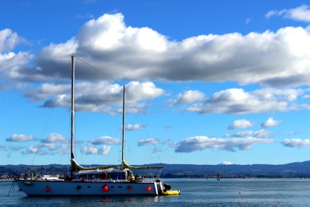 Sky Cloud Boat Water Transportation photo