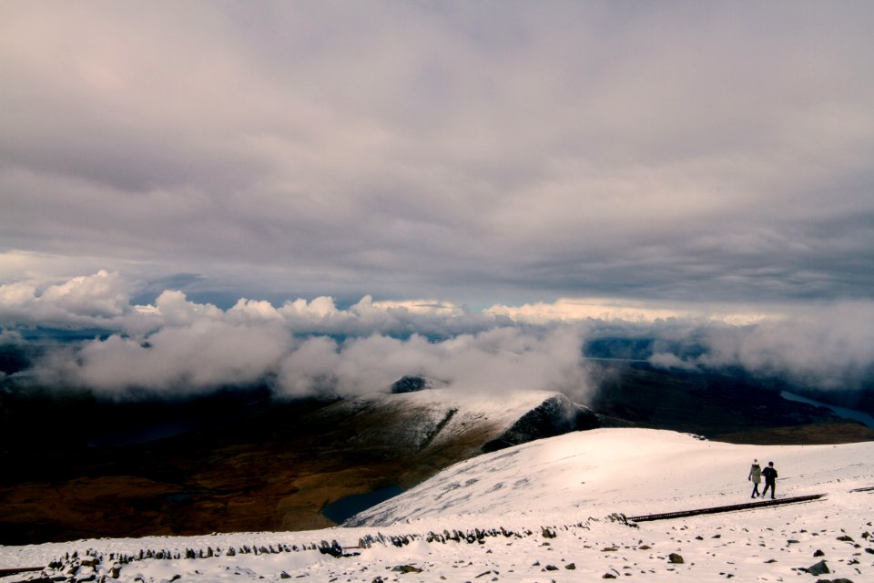 Mountain Covered By Snow