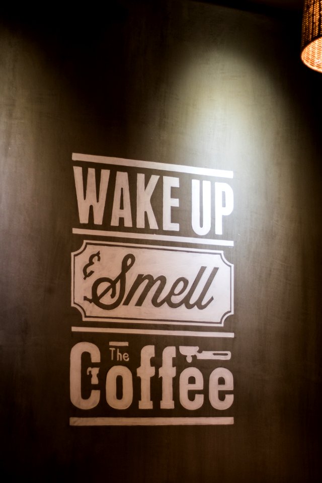Wake Up Smell The Coffee Wall Decoratio