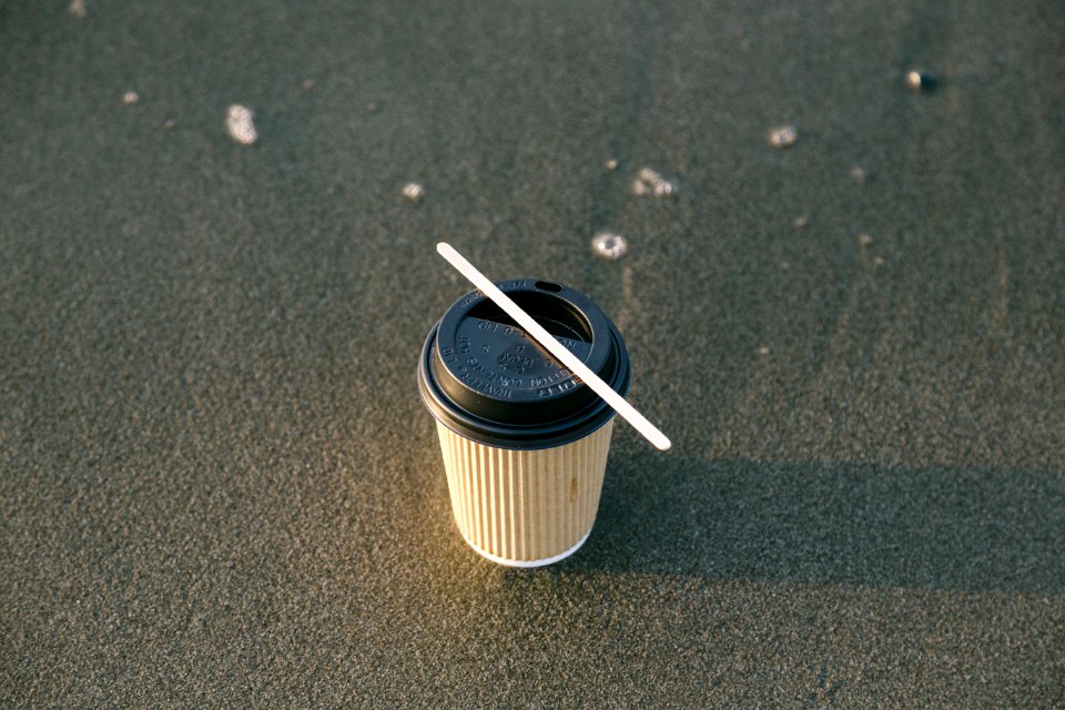 Black And Brown Paper Cup