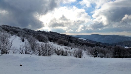 Snow Winter Sky Cloud photo