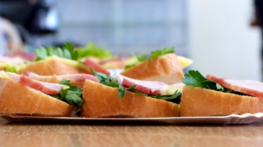 Food Prosciutto Appetizer Sandwich