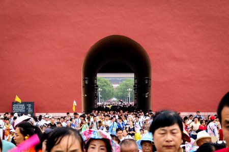 Crowd Tourism Recreation City