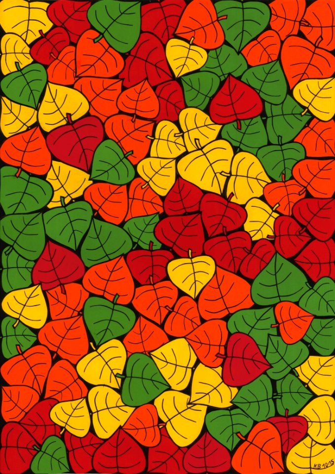 Flower Leaf Pattern Design