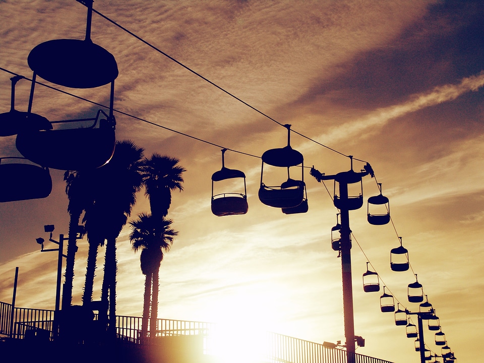 Transportation ropeway teleferic