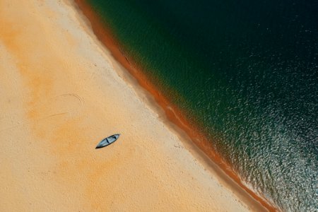 Kayak On Sand photo