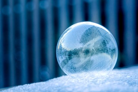 Glass Ball On White Surface