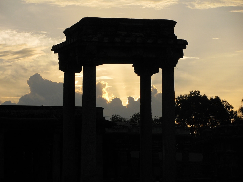 Historic evening architecture