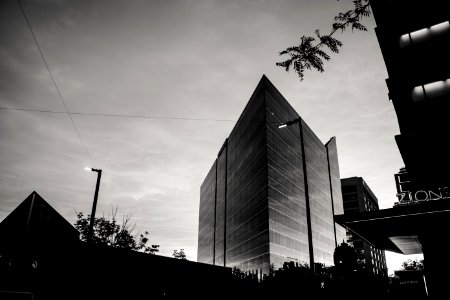 Grayscale Photography Of High-rise Building photo