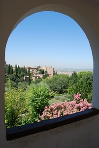 Park window landscape