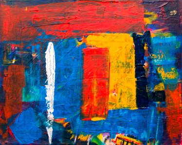Multicolored Abstract Painting