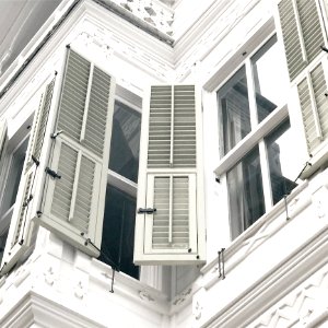 White Wooden Windows photo