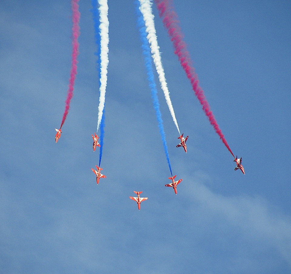 Airplane plane formation