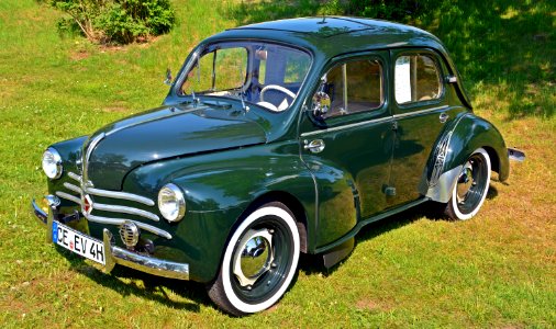 Car Motor Vehicle Vehicle Renault 4cv