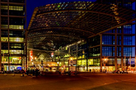 Metropolitan Area Landmark Night Urban Area