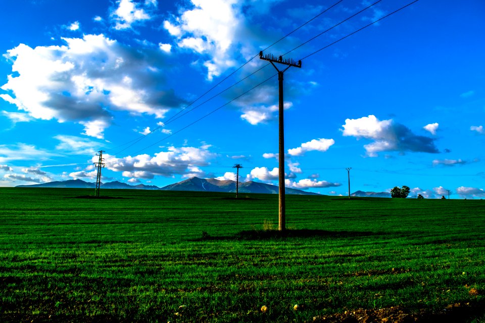 Grassland Sky Field Energy