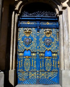 Blue Iron Gate Architecture photo