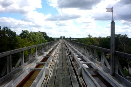 Track Transport Bridge Sky