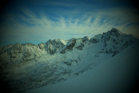 Mountainous Landforms Mountain Range Sky Mountain photo