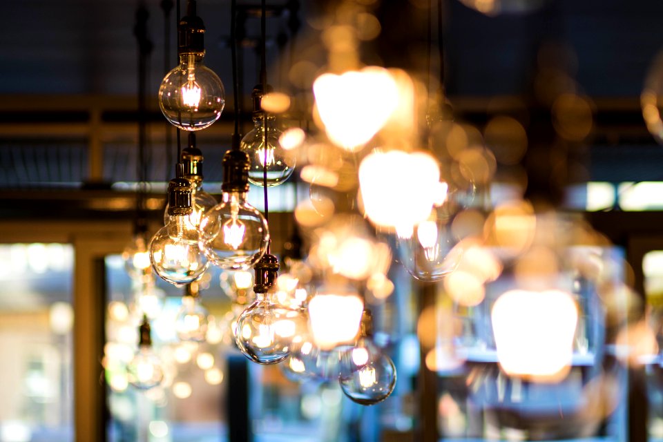 Shallow Focus Photograph Of Pendant Lamp