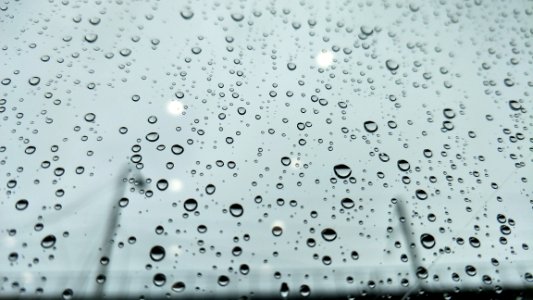 Closeup Photo Of Dew Drops On Glass