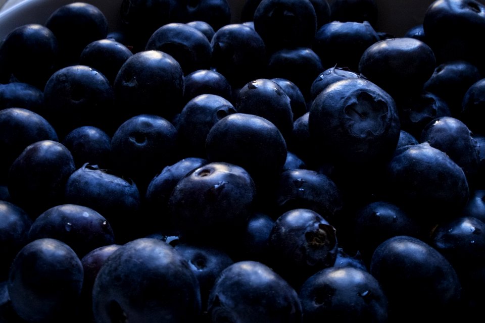 Closeup Photo Of Blueberries