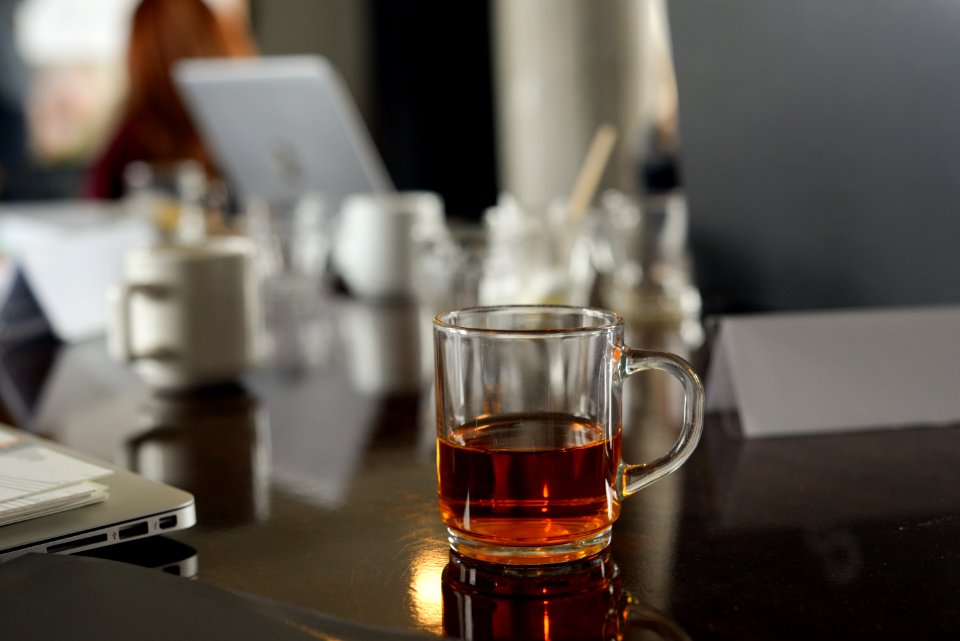 Shallow Focus Photo Of Clear Glass Mug