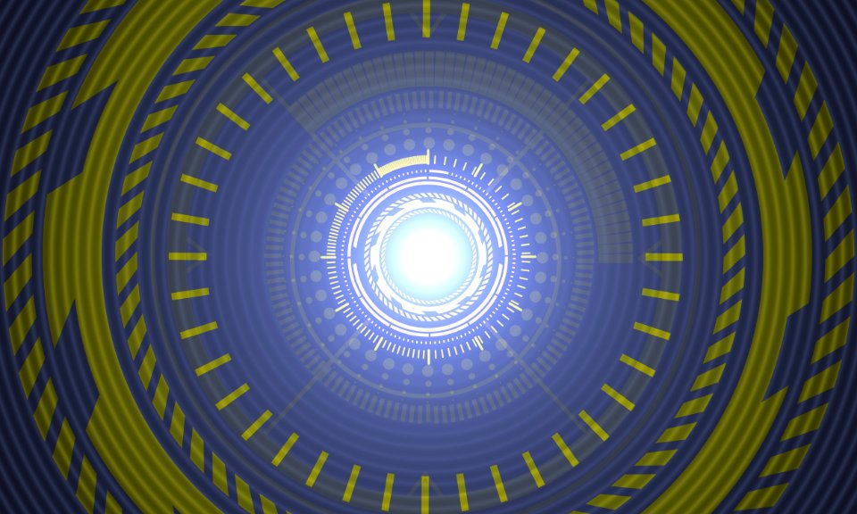 Circle Symmetry Spiral Line