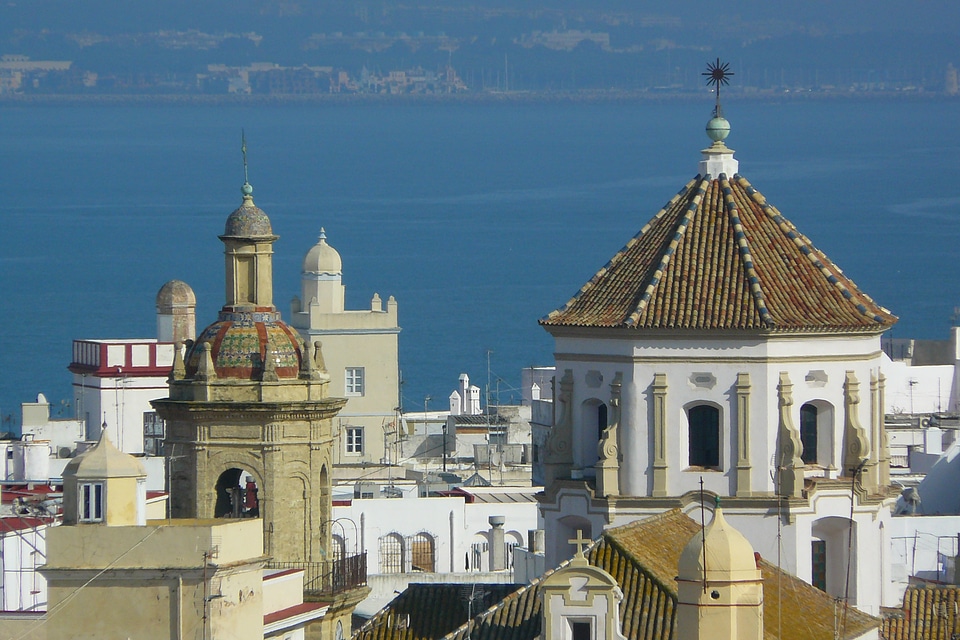 Architecture historic center roofs