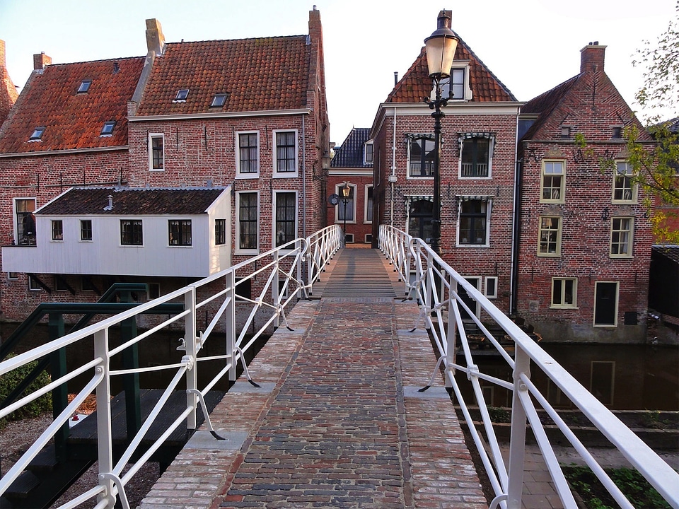 Town city buildings